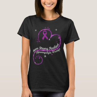 Strong Resilient Fibromyalgia Warrior Awareness Pu T-Shirt