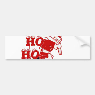 Strong Santa Ho Ho Ho Collection Bumper Sticker