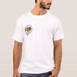 Strong Shiba Gym Cartoon T-Shirt