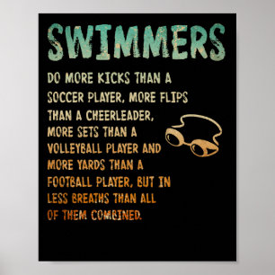 Strong Swimmer for Young Athletes Poster
