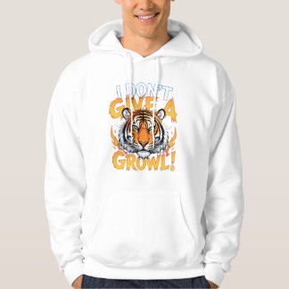 Strong Tiger Hunter Grungy Typography Design Hoodie