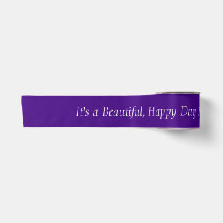 Strong Violet 400080 - Custom Message or Blank Satin Ribbon