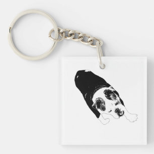 Strong Walk Dog Shares Spirit On Holiday Journeys Key Ring