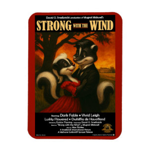 Strong with the Wind Movie Parody Magnet