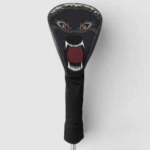 Strong Wolf Golf Head Cover