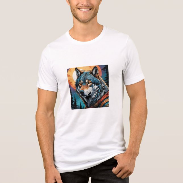 Strong Wolf Tri-Blend Shirt (Front)