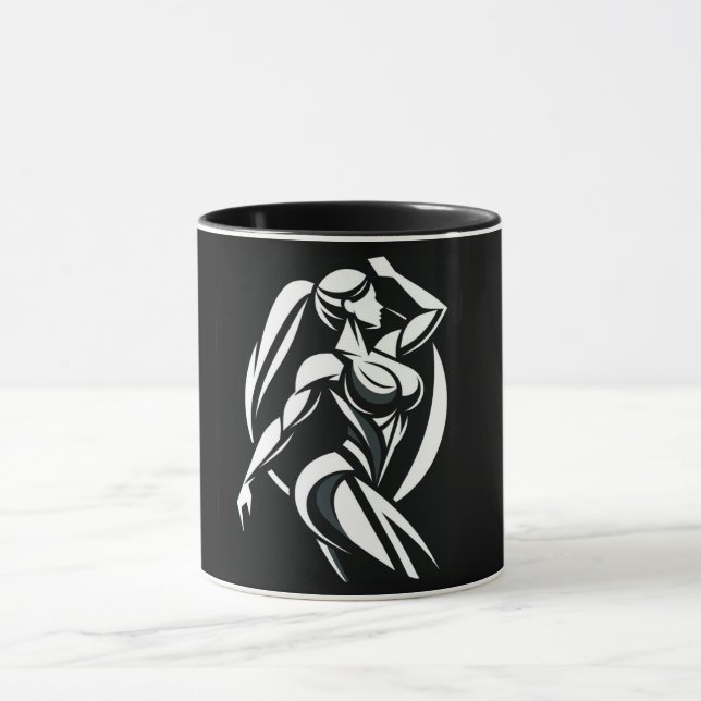 Strong Woman Fitness Personal Training Minimalist Mug (Center)