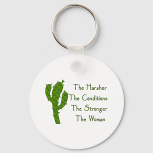 Strong Woman Key Ring