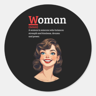 Strong Woman, Strong Soul Classic Round Sticker