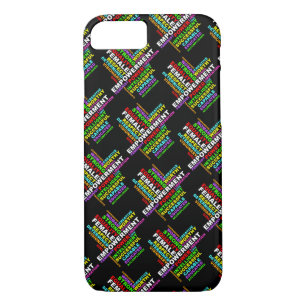 Strong Woman Word Cloud iPhone 8/7 Case
