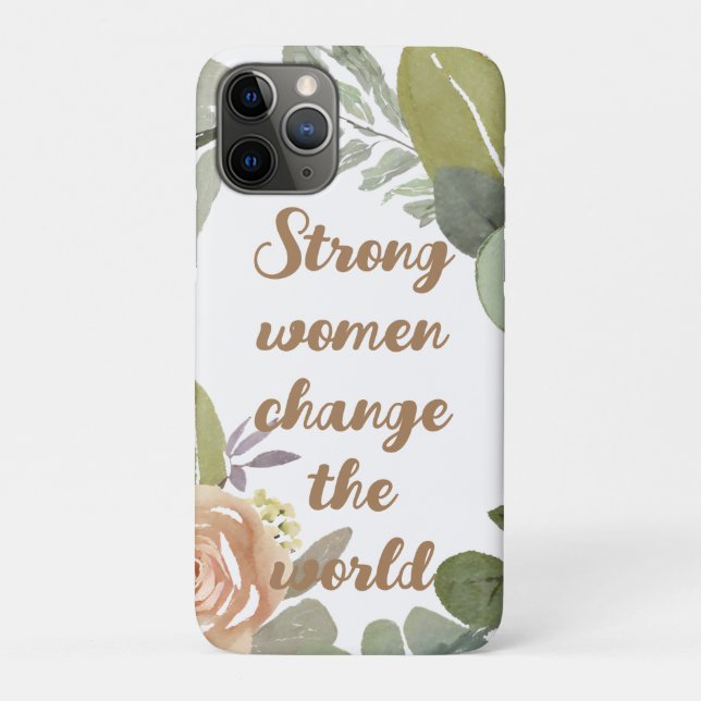 strong women change the world 8th march equality  Case-Mate iPhone case (Back)