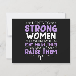 Strong Women Feminist Feminism Women Up Gender Equ Holiday Card