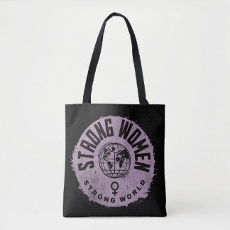 Strong Women Inspirational Quote Tote Bag