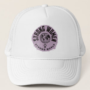 Strong Women Inspirational  Quote Trucker Hat