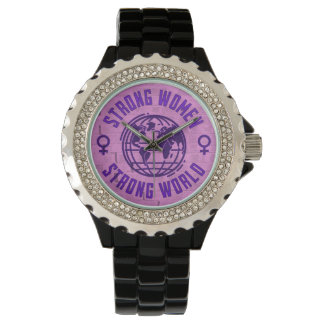 Strong Women Inspirational  Quote Watch