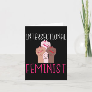 Strong Women Intersectional Feminist  Card