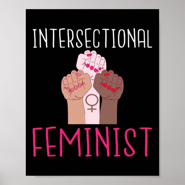 Strong Women Intersectional Feminist  Poster (Front)