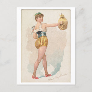 Strong Women Series #26: Boxer Vintage Postcard