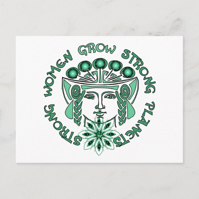 Strong Women Strong Planet Postcard (Front)