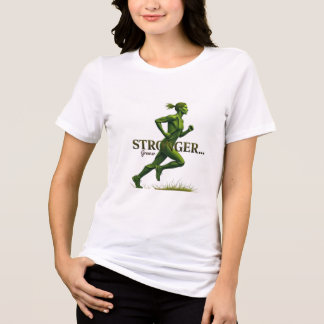 Stronger and Greener – Eco Fitness Design Tri-Blend Shirt