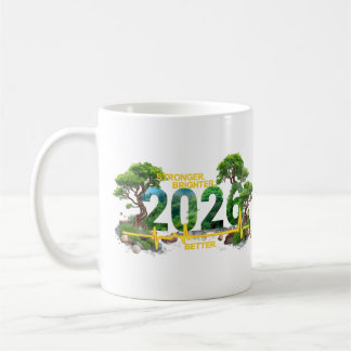 Stronger Brighter Better 2026 | Nature Heartbeat Coffee Mug
