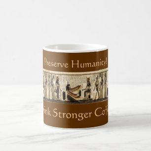 "STRONGER COFFEE!" Akhnaton Egyptian Mug