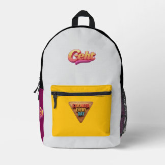 Stronger Every Day Printed Backpack