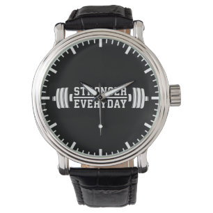 Stronger Everyday - Workout Inspirational Watch