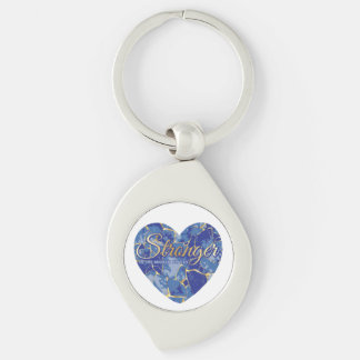 Stronger in the Broken Places Key Ring