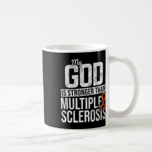 Stronger Multiple Sclerosis Ms Awareness Orange Ri Coffee Mug