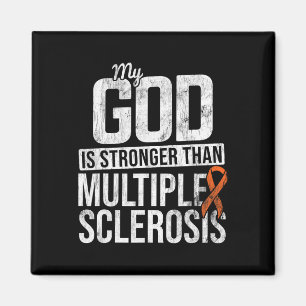 Stronger Multiple Sclerosis Ms Awareness Orange Ri Magnet