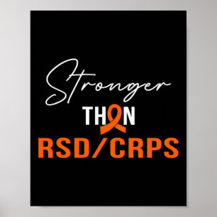 Stronger Rsd Crps Warrior Rsd Crps Awareness Poster