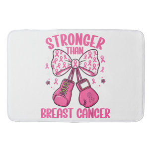 Stronger Than Breast Cancer Bath Mat