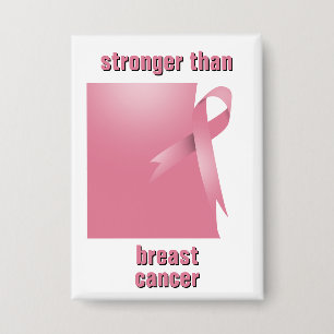 Stronger Than Breast Cancer Button