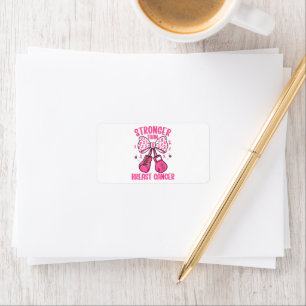 Stronger Than Breast Cancer Label