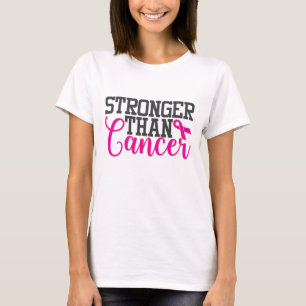 Stronger Than Cancer Breast Cancer Awareness T-Shirt