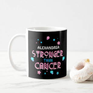 Stronger Than Cancer   Cancer Survivor Custom   Co Coffee Mug