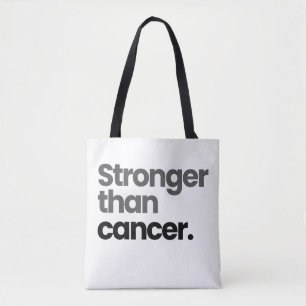 Stronger Than Cancer Care Package Support Gift Tote Bag