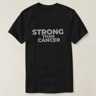 Stronger Than Cancer Shirt – Inspirational Awarene