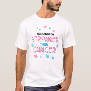Stronger Than Cancer Survivor Hope Personalise T-Shirt