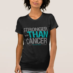 Stronger Than Cancer - Thyroid Cancer T-Shirt