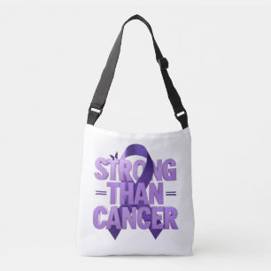 Stronger Than Cancer Tote Bag   Cancer Awareness P