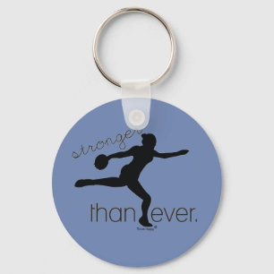 Stronger Than Ever Discus Throw Keychain Gift