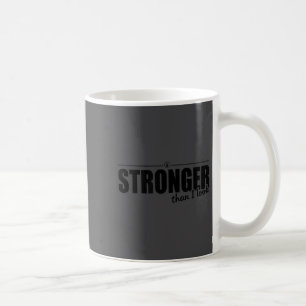 Stronger Than I Look D374 Gym Shirt _ Workout _ Mo Coffee Mug
