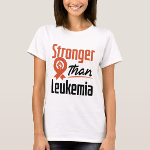 Stronger Than Leukaemia Blood Cancer Survivor T-Shirt