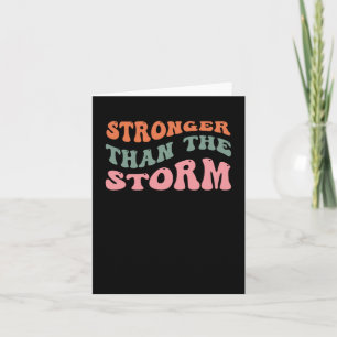 Stronger Than Storm Sticker Card