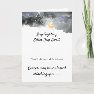Stronger Than the Storm– Beat Cancer Card
