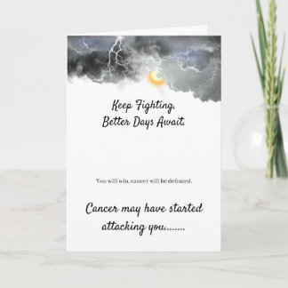 Stronger Than the Storm– Beat Cancer Card