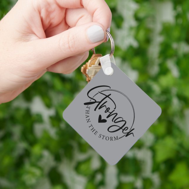 Stronger than the storm key ring (Hand)