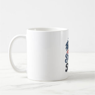 Stronger Than The Storm Patriotic Faith Shirt Desi Coffee Mug